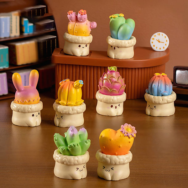 Creative e Simulation Cactus Decoration Fleshy Desktop Ornament A5