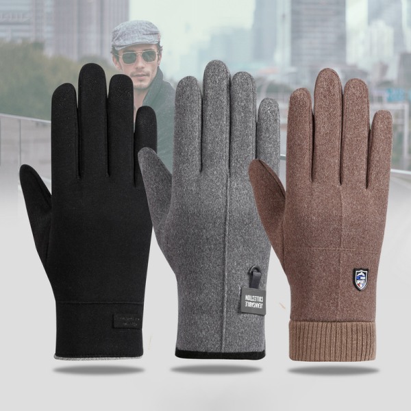 Touch Gloves Miesten talvipyöräily hiihtohanskat Lämpimät Tuulenpitävät A9