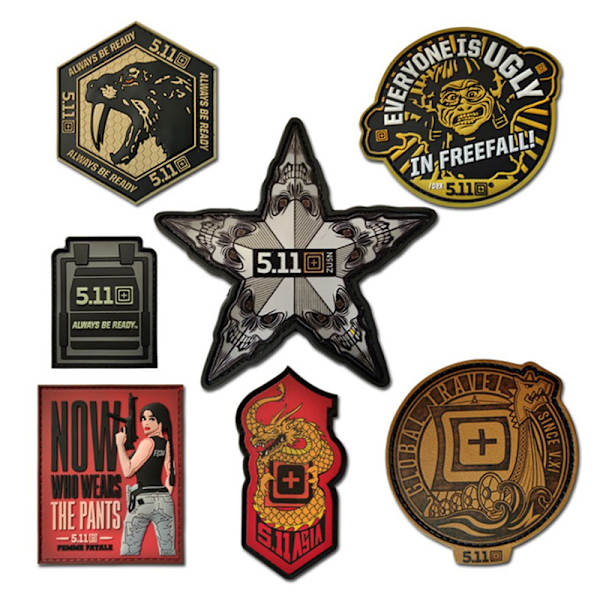 CrossFit 5.11 Military PVC Tactical Patches Broderi Emblem A IN Freefall
