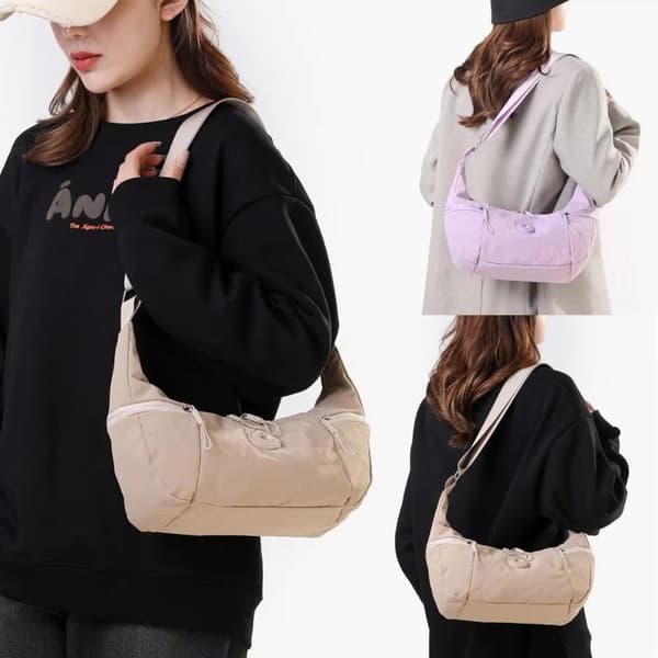 n Dumpling Crossbody Skulderveske For Kvinner | Justerbar Stropp Purple