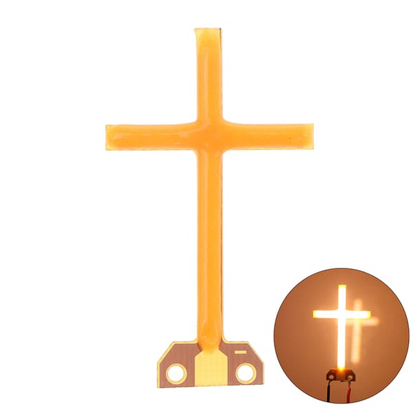 3V LED Edison Cross Filament Candle Diode Decoration Light DIY