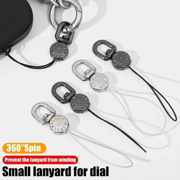 1/2/4 stk 360° roterbare håndleddsstropper i metall til telefon A6