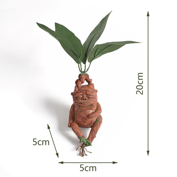 Mandrake Gräs Hartsstaty Landskap Prydnad Konst Figur Cra 1pc