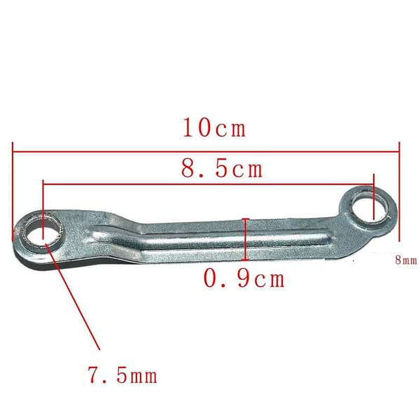 5 stk. elektrisk viftevippestang, ristende hode, jernforbindelse, erstatning 5pcs