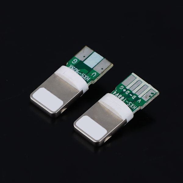 2 Sæt USB-stik med spånplade hanstik Reparationssæt DIY Dat 2P