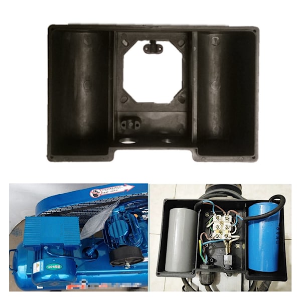 Elektrisk luftkompressor kondensatorboks Junction Box Motor Enkelt