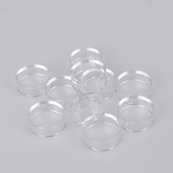 10 st Akryl Clear Display Stand Sphere Hållare för Crystal 4.5*1.5CM