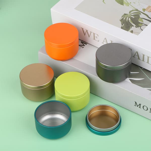 5,4 cm Mini Metal Dåser Te Sukker Te Beholder Opbevaring A10