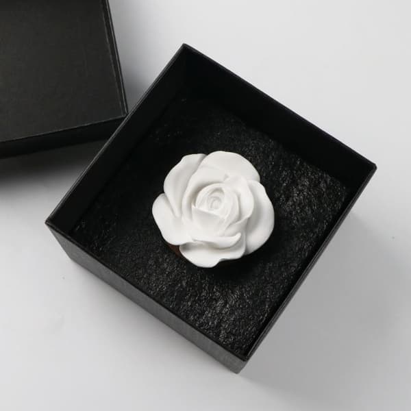Träbas Blomdoftspridare Ornament Bärbar Diffusor Phalaenopsis orchid