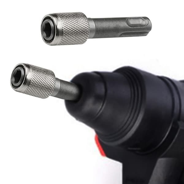 Praktisk sokkeladapter 1/4'' sekskant skaft holder boradapter