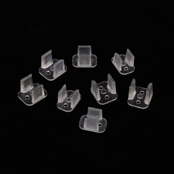 20st Neon Strip Clip 6x12mm / 8x16mm LED Fixering ABS Plast Mo 8X16MM
