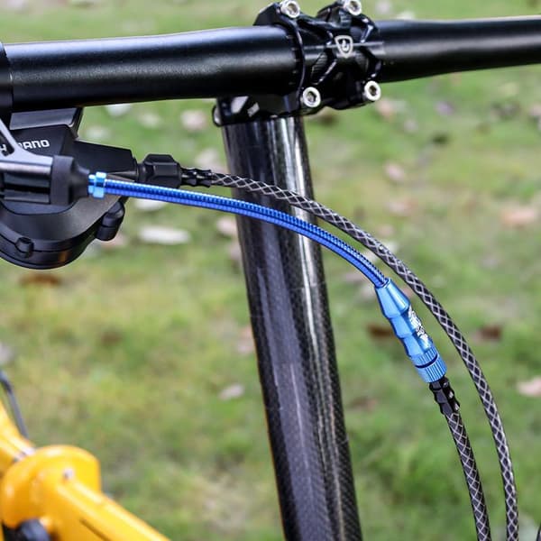 V-broms \"Noodles\" Kabelstyrningsrör Cykel Aluminiumlegering V-broms H Red Adjustable