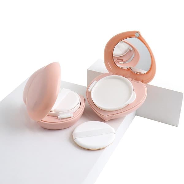 Tom Lyxig Bärbar Luftkudde Puff Box BB Cream Behållare Glossy Surface