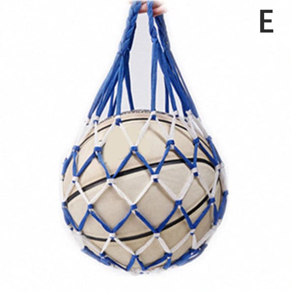 Fodbold nettaske Nylon fed opbevaringstaske Single Ball Carry Porta E