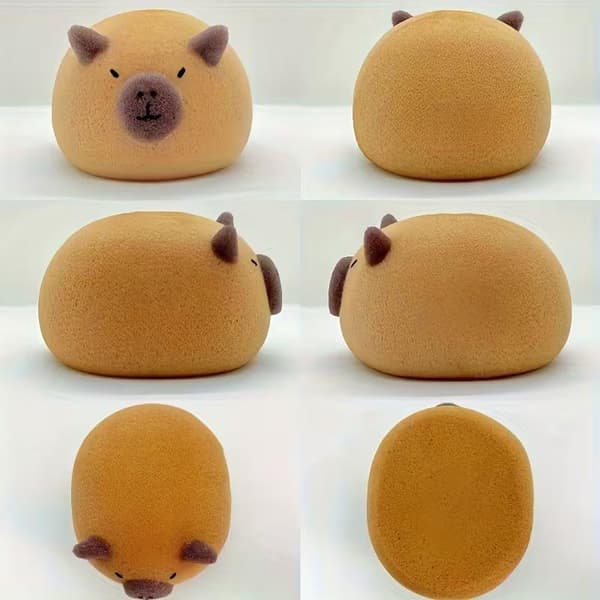 Capybara Badsvampboll e Tecknad Djurbadborste Kroppsrengöring