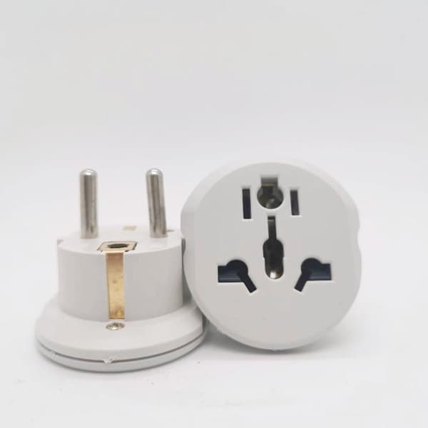 1 stk EU-pluggadapter 16A 250V Reiseadapter AU US UK CN til EU