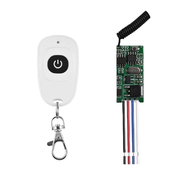 433mhz Trådlös RF Fjärrkontroll 3.6V- 24V 1CH Mini Reläbrytare A2
