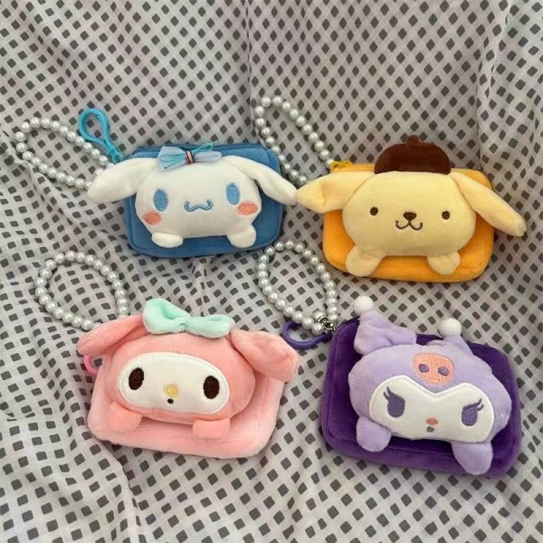 Kawaii Pehmo Lompakko Kolikko Kukkaro ja Sarjakuva pehmeä täytetty laukku Lapsi A4