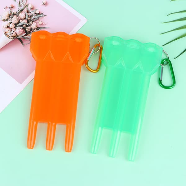 1Pc Dart Box Bærbar Universal Transparent Dart ABS Dart Box Red