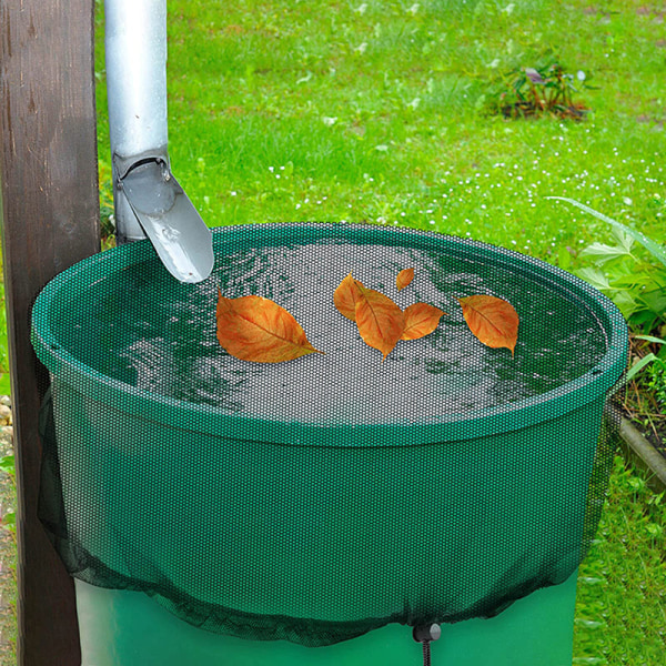 Mesh Cover Netting For Rain Barrels Vannbøtter Vanntank 80CM