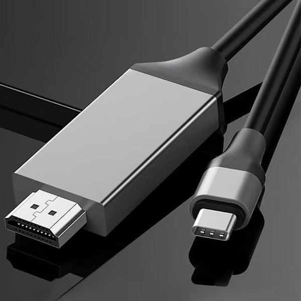 4K 1080P USB 3.1 Type C til HDMI-kompatibelt adapterkabel USB-C red