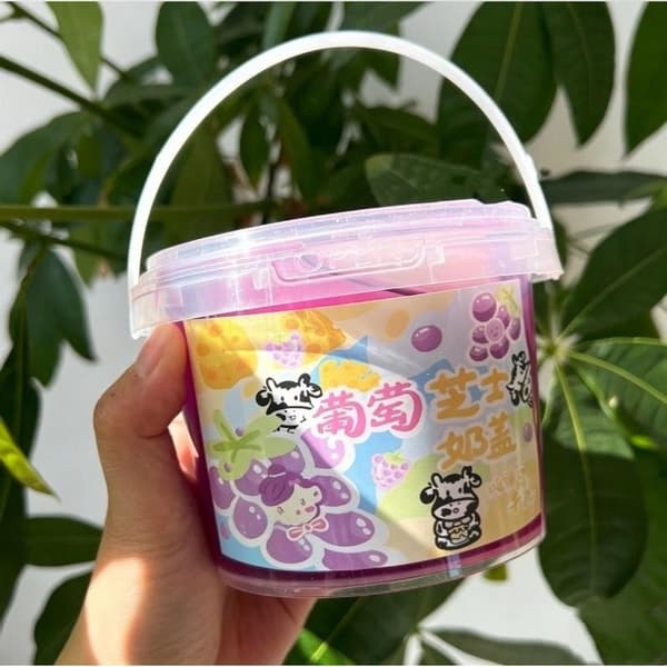 1 stk 350ML Ost Melkehette Stil Slime Tykk Boble Kitt Ikke-Klebrig A2