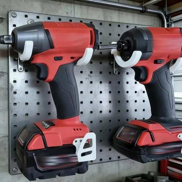 3D-utskrift elektrisk verktygssats vinkelslipfäste M18 väggmontering A