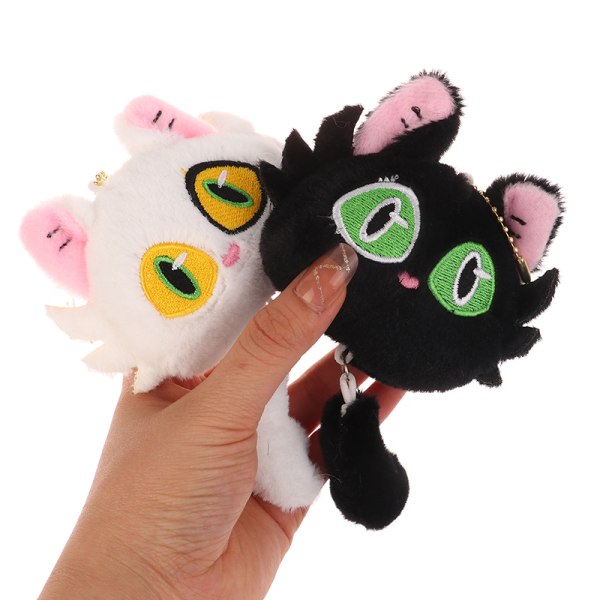 e Cat Pehmolelu Suzume no Tojimari Anime Doll Riipus avaimenperä Black