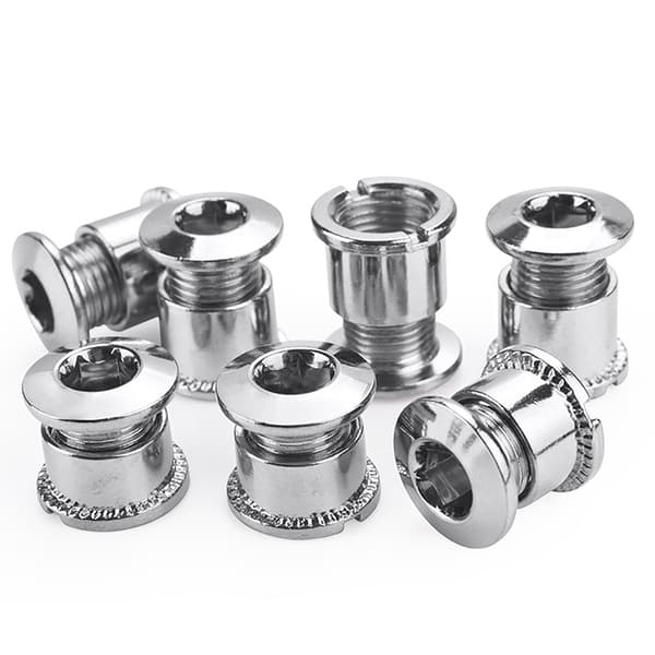 5 Styck Kedja Hjul Fix Disc Bolt Mutter Kedjering Road Cykel delar Black B