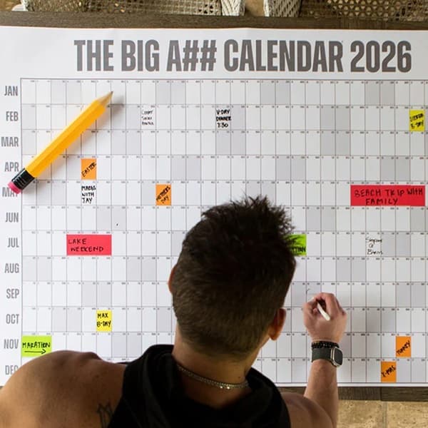 Stor 2026 Kalender Planlegger Ark Tidsplan Klistremerke Planlegger Targ Blue