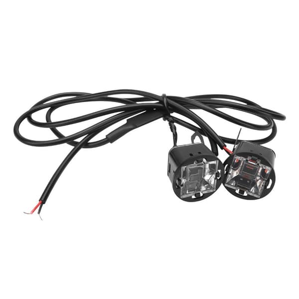 2 stk. motorcykelspejllys LED-spotlight advarselsblinklys