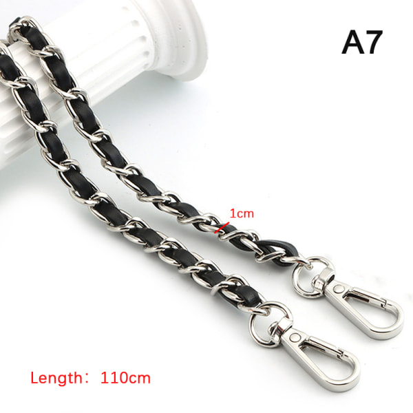 110 cm Pung Chain Strap Crossbody Chains Erstatningslæder A7