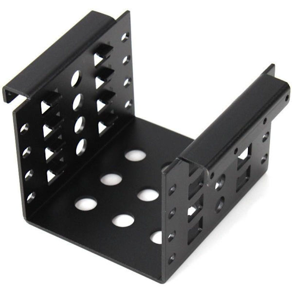 4-bås 2,5 tommer til 3,5 tommer SSD harddisk kabinet Caddy Chass A2