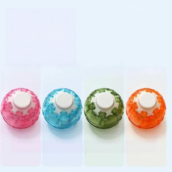 3D Press & Spin Fidget Ball Nøkkelring Fargerik Sensorisk Puslespill