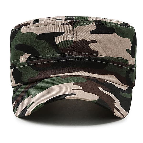Kamouflage Baseball Cap Hatt Män Kvinnor Taktisk Flat Cap Hat Out A3