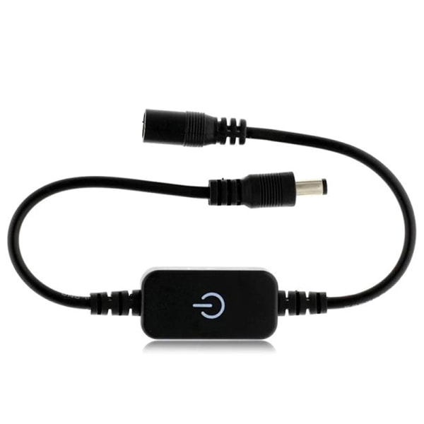 LED Strip Touch Dimmer Lysstyrkekontrol LED Dimmer Switch Dim Black