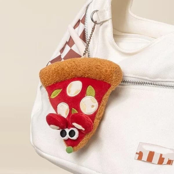 e Pizza Hiiri Pehmo Avaimenperä Luova Pehmolelu Laukun Riipus A2
