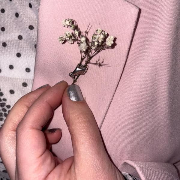 Modelegering Håndholdt Blomsterhalskæde Broche Alsidigt Sæt P A3