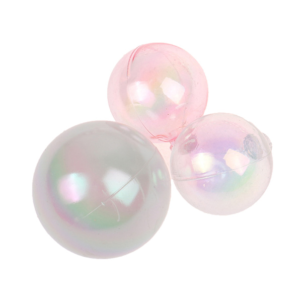 4 stk Farverige klare bolde Cake Toppers Bolde Cupcake Cake Inser Transparent