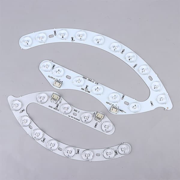 2/5 st LED-ljuskälla eftermonteringsljuspanel 9/12W med lins för 9W 2pcs