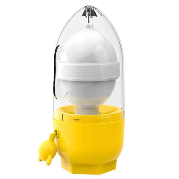 Ny äggula Shaker Gadget Manuell blandning Golden Visp Ägg Snurra Yellow