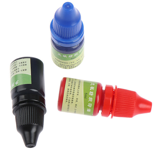 5ml tekstil tøj vandtæt blæk specielt blæk til studerende Chi Black