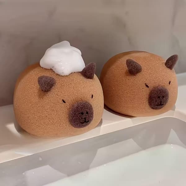 Capybara badesvamp bold e tegneserie dyr badebørste kropsrens
