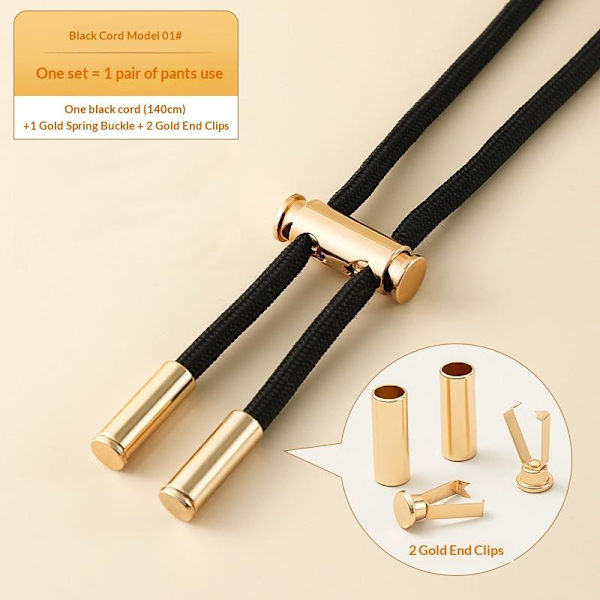 140CM Elastisk Bånd Joggebukse Midje Snøring Stropp DIY Søm A3