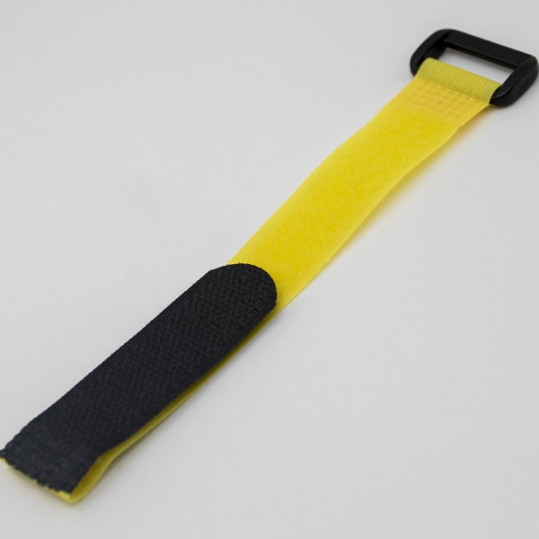 Tarranauhajännite Nylon Käänteinen soljen sidontalanka Itsekiinnittyvä yellow 20mm*200mm