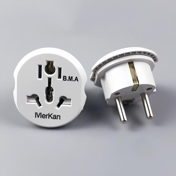 1 stk. EU-stikadapter 16A 250V Rejseadapter AU US UK CN til EU