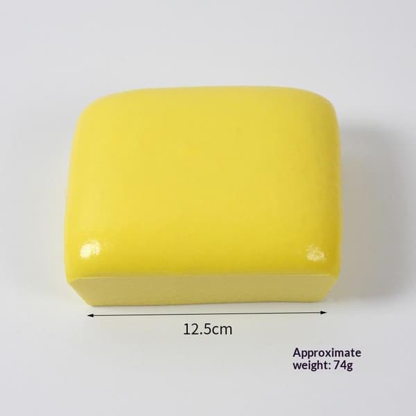 Fyrkantig Toast Långsamt Resande Squishy Leksak Realistisk Brödform Pink