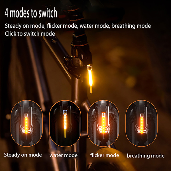 Photon Drop Light USB oppladbar sykkelbaklykt 3 Light M 1