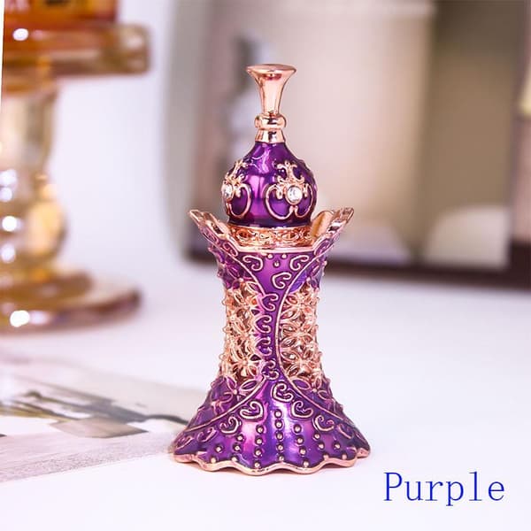 Glasparfumflaske Dubai Arabisk Stil Genopfyldelig Tom Essens Red