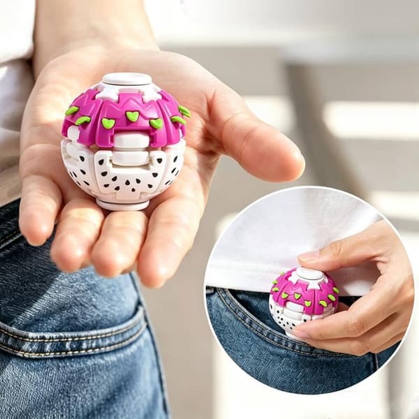 Paina Gyro Ball -dekompressiolelua, uusi ja outo sormilelu A2